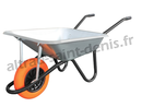 BROUETTE MAJOR GALVA 100 litres ROUE INCREVABLE Diamètre 360mm