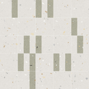 CARRELAGE CROCCANTE GRANOLA MENTA 20X20cm  1M2/BTE  25PC/BTE R60