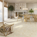 CARRELAGE BLACK&CREAM CHEC.STARRY.CREAM BEAC 24,3X24,3cm  0,648M2/BTE  12PC/BTE