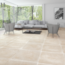 CARRELAGE TEMPO-R BONE  80X80cm 1,28M2/BTE   2PC/BTE R30