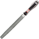 Râpes manche bi-matiere demi-ronde ebeniste