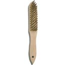 Brosses Acier laitonné. Fil de fer droit ø 0,3.