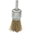 Brosses Brosses Gros Pinceau Acier laitonné. Fil fer ondulé ø 0,3.