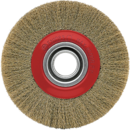 Brosses Industrielles circulaires Acier laitonné. Fi fer ondulé ø 0,5