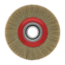 Brosse Circulaire Acier Inox Fil ondulé