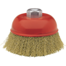 Brosse Tasse Acier Inox Fil ondulé