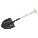 Pelles ronde avec manche bequille