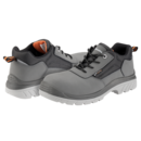 Botte de sécurité S3 en nubuck gris 38 avec des détails orange