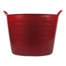 Seau souple 42 litres rouge
