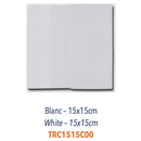 Terracim 15 x 15 Blanc Non rectifié Brillant 1M2/BTE 44PIE/BTE