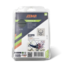 AGRAFE OMEGA 20 - Galva plastifié gris - x 1000 pcs