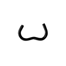 AGRAFE OMEGA 20 - Galva plastifié noir - x 1000 pcs