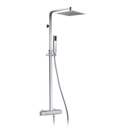 COLONNE DE DOUCHE THERMOSTATIQUE CHROME QUADRA ELITE 38x27x132cm