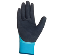 Gant Nylon  avec double enduction latex, etanche et foam latex.  bleu. T.9