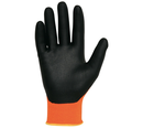 Gant Nylon  enduit de nitrile foam noir et orange. T.7