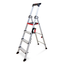 ESCABEAU ALUMINIUM 4 PLANS PRO SMARTHOLD AVEC POIGNEE - Hauteur de travail 298cm