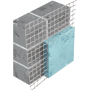 ROULEAU GRILLAGE PVC BLANC 0,33x50ML Maille 10x10mm 140g/M2 certifiée CSTB