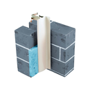 Couvre-joint PVC angle blanc 70 MM 3ML 5 clips par pièce