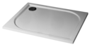 RECEVEUR DE DOUCHE EN POLYBETON 1200X800X30 RECTANGULAIRE BLANC BRILL