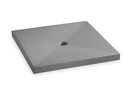 RECEVEUR DE DOUCHE 80X80X3,5X6 GRIS