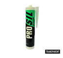 PROSIL TRANSPARENT CARTOUCHE 280ML MASTIC SILICONE NEUTRE