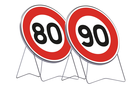 B14 650 T1 LIMITATION DE VITESSE A.... PANNEAUX TEMPORAIRES
