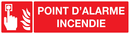 POINT D'ALARME INCENDIE 200x52mm INCENDIE 200X52
