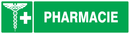 PHARMACIE 200x52mm SECOURS 200X52