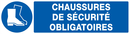 CHAUSSURES DE SECURITE OBLIGATOIRES 200x OBLIGATION 200X52