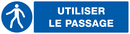 UTILISER LE PASSAGE 200x52mm OBLIGATION 200X52