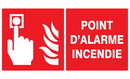 POINT D'ALARME INCENDIE 330x200mm INCENDIE 330X200