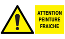 ATTENTION PEINTURE FRAICHE 330x200mm DANGER 330X200