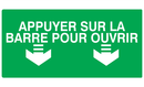 APPUYER SUR LA BARRE POUR OUVRIR 330x200 SECOURS 330X200