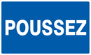 POUSSEZ 330x200mm INFORMATION 330X200