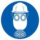 PROTECTION OBLIGATOIRE TETE/VOIES RESPIR OBLIGATION DIAM, 300