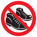 CHAUSSURES INTERDITES D.420mm INTERDICTION DIAM,420