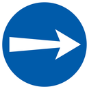 SENS OBLIGATOIRE (vers la droite) D.420m OBLIGATION DIAM, 420