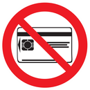 CARTES MAGNETIQUES INTERDITES D.80mm INTERDICTION DIAM,80