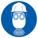 PROTECTION OBLIGATOIRE TETE/VOIES RESPIR OBLIGATION DIAM, 80