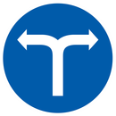 VIRAGE A DROITE OU A GAUCHE D.80mm OBLIGATION DIAM, 80