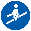 UTILISER LA MAIN COURANTE D.80mm