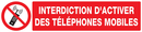 INTERDICTION D'ACTIVER DES TELEPHONES MO INTERDICTION 330X75