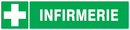 INFIRMERIE 330x75mm SECOURS 330X75