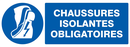 CHAUSSURES ISOLANTES OBLIGATOIRES 330x12 OBLIGATION 330X120