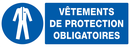 VETEMENTS DE PROTECTION OBLIGATOIRES 330 OBLIGATION 330X120