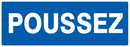 POUSSEZ 330x120mm INFORMATION 330X120