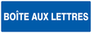 BOITE AUX LETTRES 330x120mm INFORMATION 330X120
