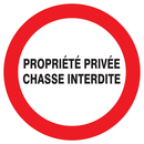 PROPRIETE PRIVEE CHASSE INTERDITE D.180m INTERDICTION DIAM, 180