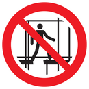 NE PAS UTILISER UN ECHAFAUDAGE INCOMPLET