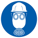 PROTECTION OBLIGATOIRE TETE/VOIES RESPIR OBLIGATION DIAM, 180